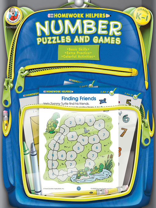 Title details for Number Puzzles and Games, Grades K--1 by Frank Schaffer Publications - Available